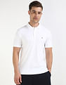 Tommy Hilfiger Solid Regular-Fit Cotton Polo Shirt