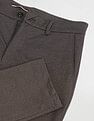 Arrow Sport Self-Design Slim Fit Trousers