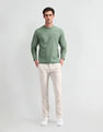 Arrow Sport Round Neck Textured T-Shirt