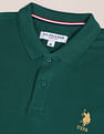 U.S. Polo Assn. Long Sleeve Solid Pique Polo Shirt