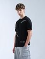 Flying Machine Relaxed Fit Typography Printed T-Shirt