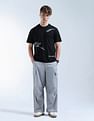 Flying Machine Relaxed Fit Typography Printed T-Shirt