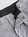 Arrow Denver Slim Solid Dobby Trousers