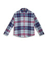 Tommy Hilfiger Kids Spread Collar Checked Oxford Shirt