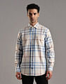 Tommy Hilfiger Checked Regular Fit Plain Woven Shirt