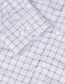 Arrow Outline Check Self Design Shirt