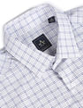 Arrow Outline Check Self Design Shirt
