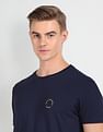 Arrow Sports Crew Neck Solid T-Shirt
