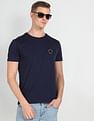 Arrow Sports Crew Neck Solid T-Shirt
