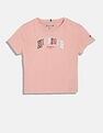 Tommy Hilfiger Kids Girls Logo Regular-Fit Cotton T-Shirt