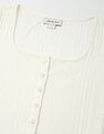 Calvin Klein Jeans Regular-Fit Polyester Scoop Neck Crop Top
