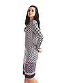 U.S. Polo Assn. Women Long Sleeve A-Line Dress