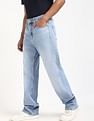Tommy Hilfiger Light-Wash Straight-Fit Low-Rise Jeans
