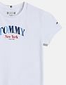 Tommy Hilfiger Kids Girls Logo Regular-Fit Cotton T-Shirt