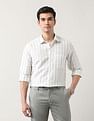 Arrow Vertical Striped Liberty Classic Fit Shirt