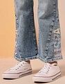 U.S. Polo Assn. Kids Girls Mid Rise Bootcut Jeans