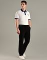 Tommy Hilfiger Solid Regular-Fit Cotton Polo T-Shirt