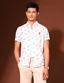 U.S. Polo Assn. Denim Co. Tropical Printed Working Holiday Shirt