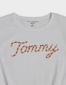 Tommy Hilfiger Kids Girls Logo Regular-Fit Cotton T-Shirt