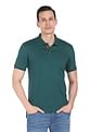 AD by Arvind Modern Jersey Slub Polo Shirt