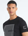 Flying Machine Graphic Print Slim Cotton T-Shirt
