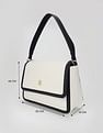 Tommy Hilfiger Solid Blue Pu Sling Bag