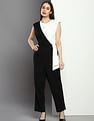 Calvin Klein Round Neck Colour Block Jumpsuit