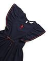 U.S. Polo Assn. Kids Girls Ruffles Fit And Flare Dress
