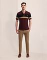 U.S. Polo Assn. Horizontal Striped Slim Fit Polo Shirt